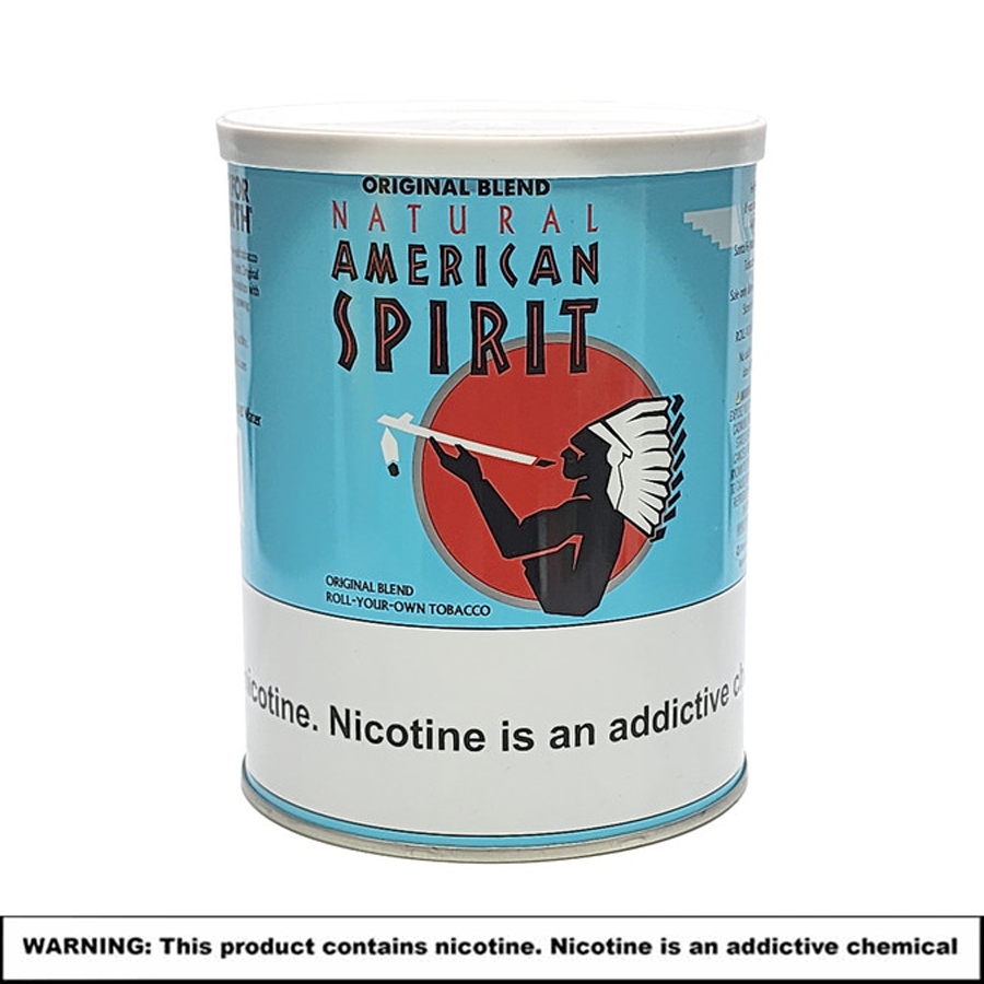 American Spirit Tobacco Can | 5.29oz | Original/ Light Blue product image